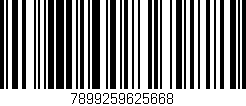 Código de barras (EAN, GTIN, SKU, ISBN): '7899259625668'