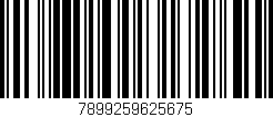 Código de barras (EAN, GTIN, SKU, ISBN): '7899259625675'
