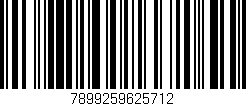 Código de barras (EAN, GTIN, SKU, ISBN): '7899259625712'