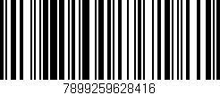 Código de barras (EAN, GTIN, SKU, ISBN): '7899259628416'
