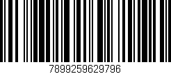 Código de barras (EAN, GTIN, SKU, ISBN): '7899259629796'