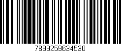 Código de barras (EAN, GTIN, SKU, ISBN): '7899259634530'