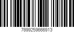 Código de barras (EAN, GTIN, SKU, ISBN): '7899259666913'