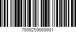 Código de barras (EAN, GTIN, SKU, ISBN): '7899259669891'