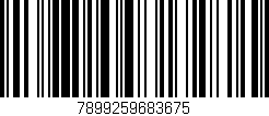 Código de barras (EAN, GTIN, SKU, ISBN): '7899259683675'