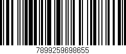 Código de barras (EAN, GTIN, SKU, ISBN): '7899259698655'