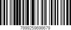 Código de barras (EAN, GTIN, SKU, ISBN): '7899259698679'