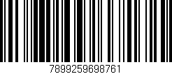 Código de barras (EAN, GTIN, SKU, ISBN): '7899259698761'