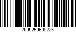 Código de barras (EAN, GTIN, SKU, ISBN): '7899259699225'