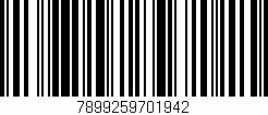 Código de barras (EAN, GTIN, SKU, ISBN): '7899259701942'