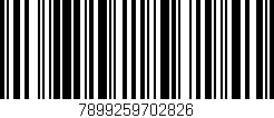 Código de barras (EAN, GTIN, SKU, ISBN): '7899259702826'