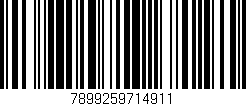 Código de barras (EAN, GTIN, SKU, ISBN): '7899259714911'