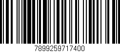 Código de barras (EAN, GTIN, SKU, ISBN): '7899259717400'