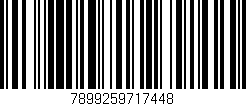 Código de barras (EAN, GTIN, SKU, ISBN): '7899259717448'