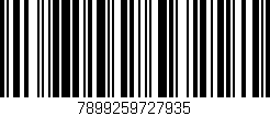 Código de barras (EAN, GTIN, SKU, ISBN): '7899259727935'