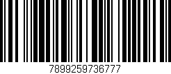 Código de barras (EAN, GTIN, SKU, ISBN): '7899259736777'
