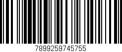 Código de barras (EAN, GTIN, SKU, ISBN): '7899259745755'