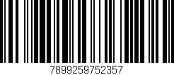 Código de barras (EAN, GTIN, SKU, ISBN): '7899259752357'