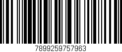 Código de barras (EAN, GTIN, SKU, ISBN): '7899259757963'