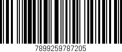 Código de barras (EAN, GTIN, SKU, ISBN): '7899259787205'