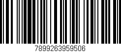 Código de barras (EAN, GTIN, SKU, ISBN): '7899263959506'