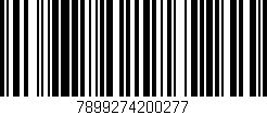 Código de barras (EAN, GTIN, SKU, ISBN): '7899274200277'