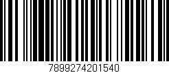 Código de barras (EAN, GTIN, SKU, ISBN): '7899274201540'