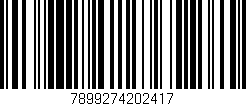Código de barras (EAN, GTIN, SKU, ISBN): '7899274202417'