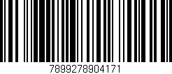 Código de barras (EAN, GTIN, SKU, ISBN): '7899278904171'