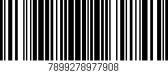 Código de barras (EAN, GTIN, SKU, ISBN): '7899278977908'