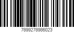 Código de barras (EAN, GTIN, SKU, ISBN): '7899278986023'