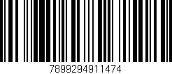 Código de barras (EAN, GTIN, SKU, ISBN): '7899294911474'