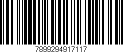 Código de barras (EAN, GTIN, SKU, ISBN): '7899294917117'