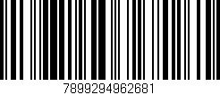 Código de barras (EAN, GTIN, SKU, ISBN): '7899294962681'