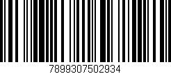 Código de barras (EAN, GTIN, SKU, ISBN): '7899307502934'