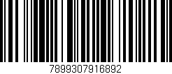 Código de barras (EAN, GTIN, SKU, ISBN): '7899307916892'