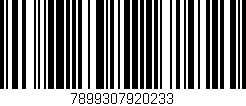 Código de barras (EAN, GTIN, SKU, ISBN): '7899307920233'