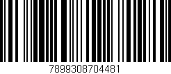 Código de barras (EAN, GTIN, SKU, ISBN): '7899308704481'