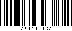 Código de barras (EAN, GTIN, SKU, ISBN): '7899320383947'