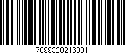 Código de barras (EAN, GTIN, SKU, ISBN): '7899328216001'