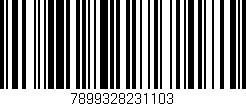 Código de barras (EAN, GTIN, SKU, ISBN): '7899328231103'