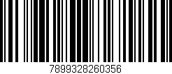 Código de barras (EAN, GTIN, SKU, ISBN): '7899328260356'