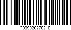 Código de barras (EAN, GTIN, SKU, ISBN): '7899328270218'