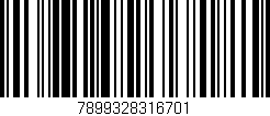 Código de barras (EAN, GTIN, SKU, ISBN): '7899328316701'