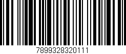 Código de barras (EAN, GTIN, SKU, ISBN): '7899328320111'