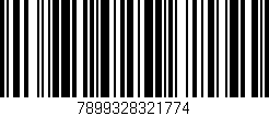 Código de barras (EAN, GTIN, SKU, ISBN): '7899328321774'