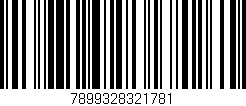 Código de barras (EAN, GTIN, SKU, ISBN): '7899328321781'