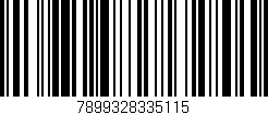 Código de barras (EAN, GTIN, SKU, ISBN): '7899328335115'