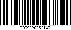 Código de barras (EAN, GTIN, SKU, ISBN): '7899328353140'