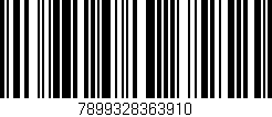 Código de barras (EAN, GTIN, SKU, ISBN): '7899328363910'